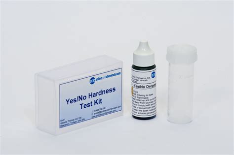 yes no hardness test|HARDNESS YES/NO .